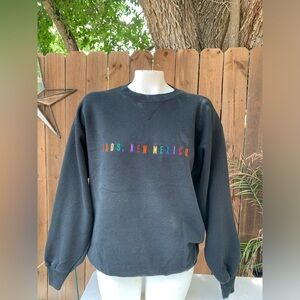90s Vtg Taos New Mexico embroidered sweatshirt size Large.